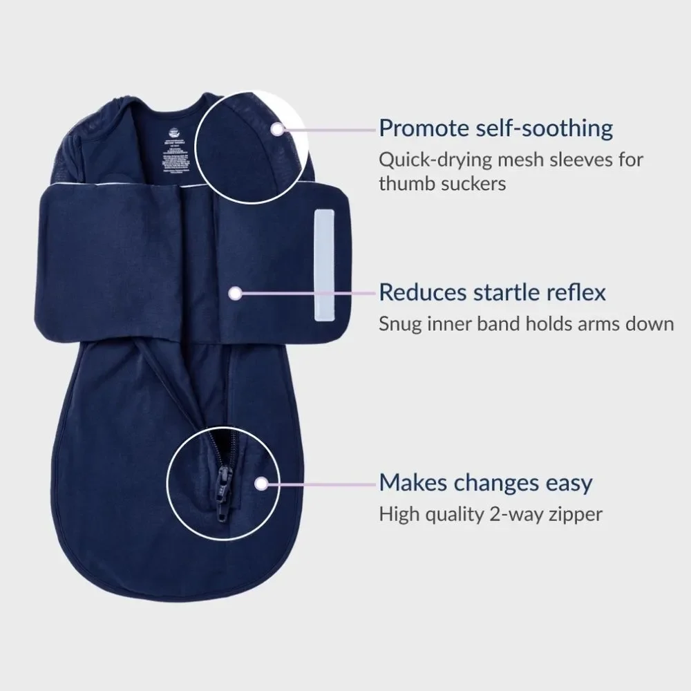 Nested Bean Air 6-in-1 Adaptable Weighted Baby Sleep Sack Size 3-6 Months